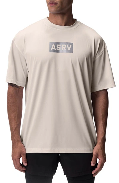 Asrv Silver-lite™ 2.0 Oversize Performance T-shirt In Beige