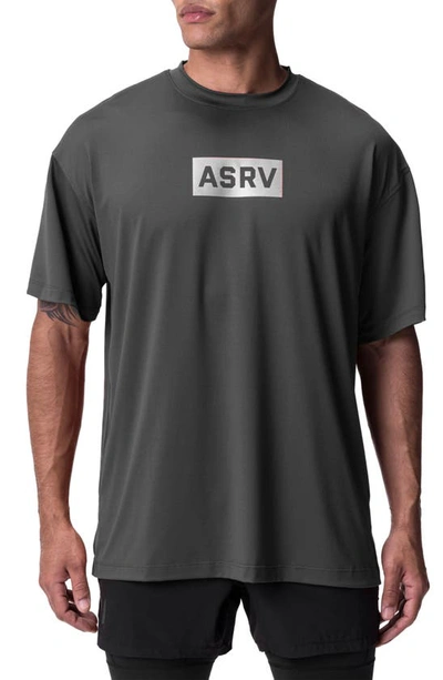 Asrv Silver-lite™ 2.0 Oversize Performance T-shirt In Space Grey
