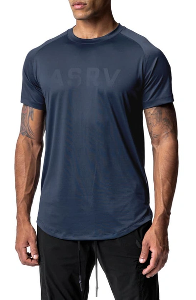 Asrv Silver-lite™ 2.0 Established Training Graphic T-shirt In Navy