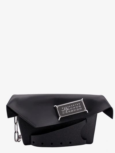 Maison Margiela Snatched Classique Small Clutch In Black
