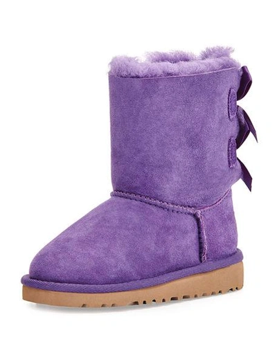 Ugg Bailey Boot With Bow, Toddler Sizes 6-12 In Bilberry