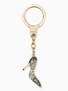 Kate Spade Glitter Shoe Keychain In Multi