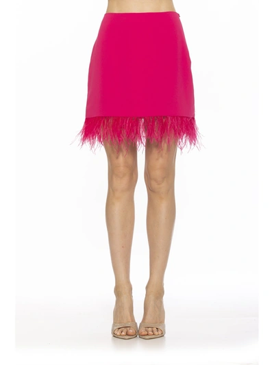 Alexia Admor Floral Skirt In Pink