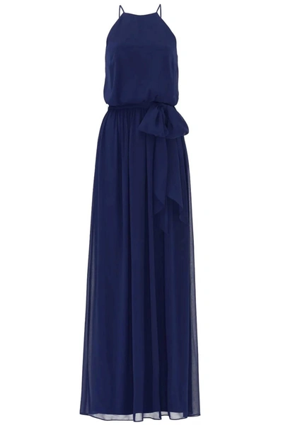 Slate & Willow Midnight Wave Gown In Blue