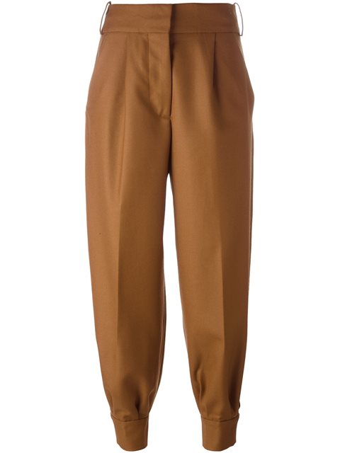 Marni Pleat Front Tapered Leg Trousers | ModeSens