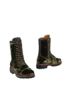 Catarina Martins Ankle Boot In Military Green