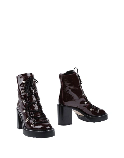 Rag & Bone Ankle Boot In Maroon