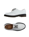 Dr. Martens' Laced Shoes In White