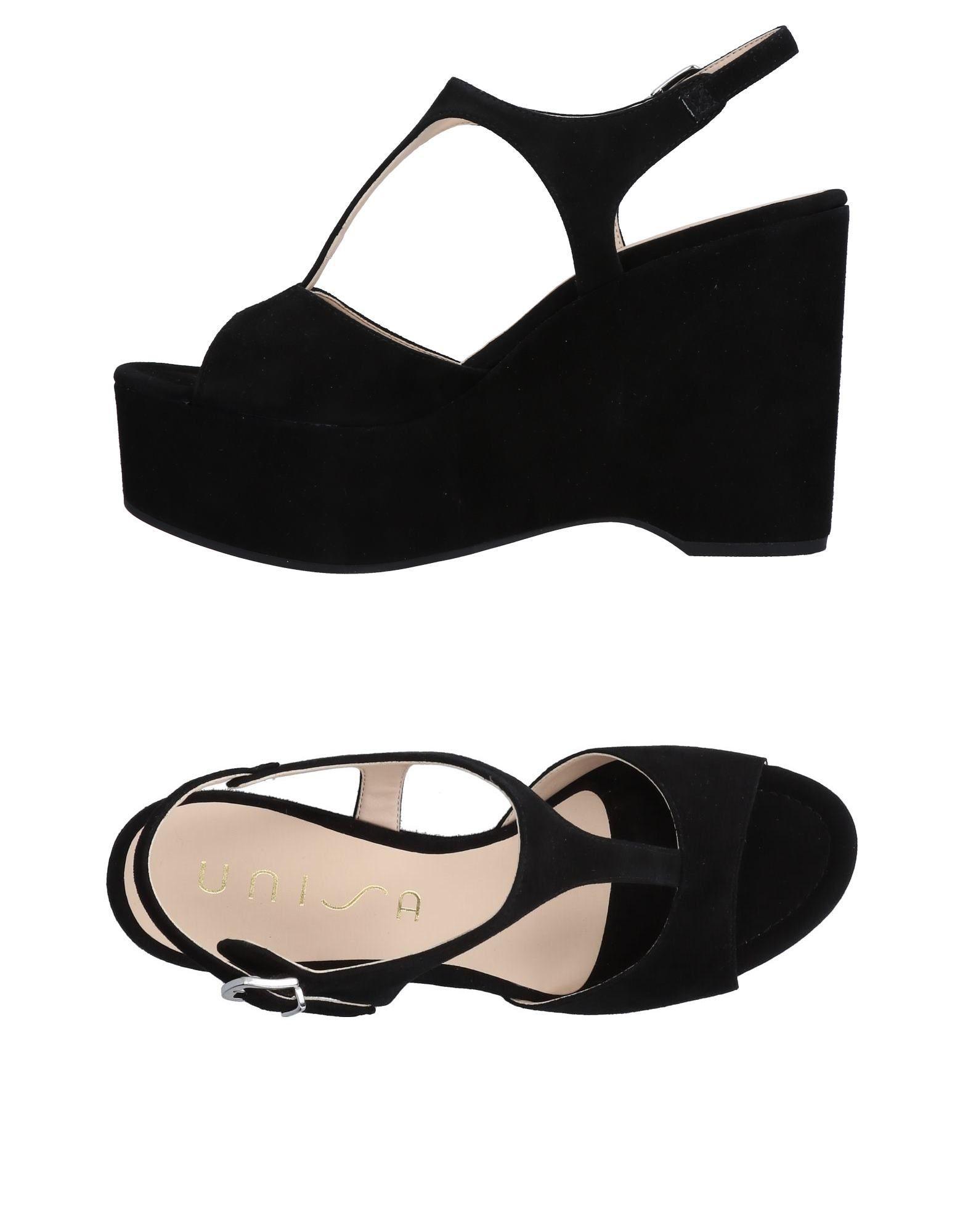 unisa black sandals