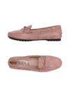 Tod's Loafers In Pastel Pink