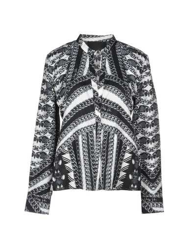 Philipp Plein Patterned Shirts & Blouses In Black