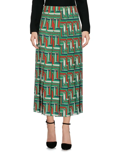 Gucci Midi Skirts In Green