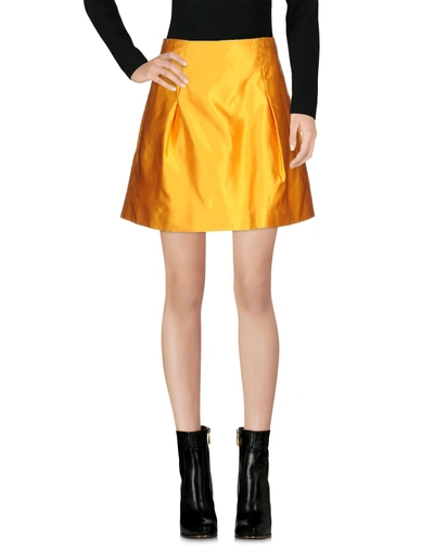 Chloé Mini Skirt In Orange