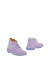 Clarks Originals Ankle Boots In Lilac