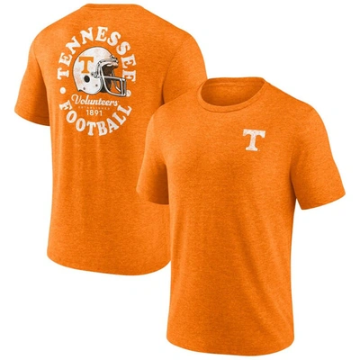 Fanatics Branded Heather Tennessee Orange Tennessee Volunteers Old-school Bold Tri-blend T-shirt