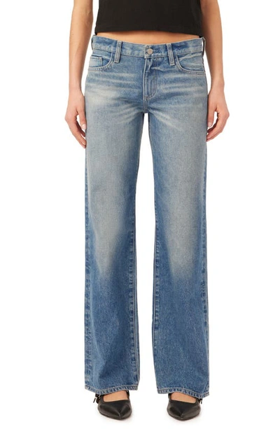 Dl1961 Drue Low Rise Wide Leg Jeans In Lt East Lake