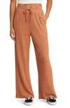 Rip Curl Cosy Ii Straight Leg Pants In Light Brown