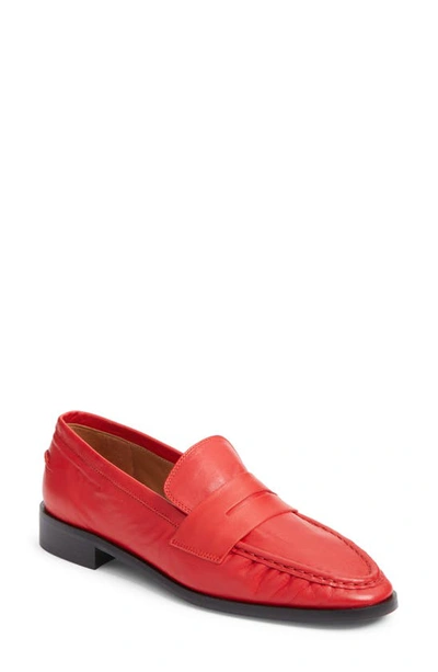 Atp Atelier Airola Penny Loafer In Salsa