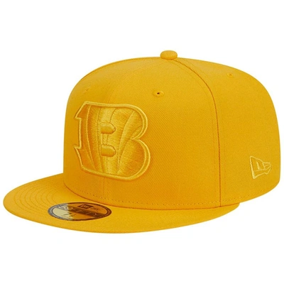 New Era Gold Cincinnati Bengals Color Pack 59fifty Fitted Hat
