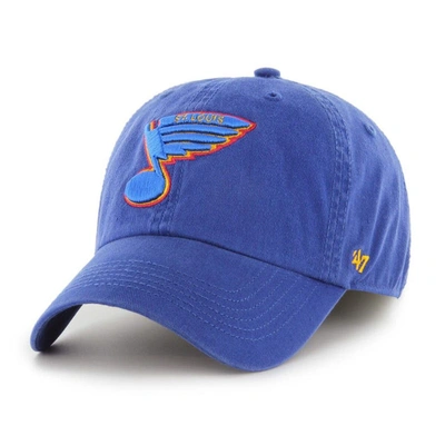 47 ' Blue St. Louis Blues Vintage Classic Franchise Fitted Hat