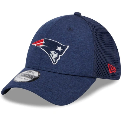 New Era Navy New England Patriots Stripe 39thirty Flex Hat