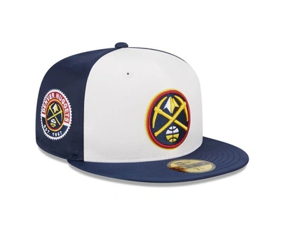 New Era White Denver Nuggets Throwback Satin 59fifty Fitted Hat | ModeSens