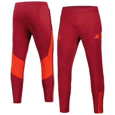 Adidas Originals Men's Adidas Red Manchester United 2023/24 Aeroready Training Pants