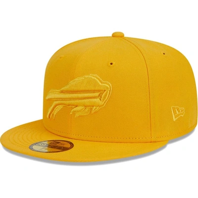 New Era Gold Buffalo Bills Color Pack 59fifty Fitted Hat