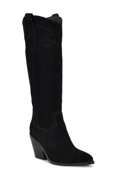 Nine West Smash Knee High Boot In Black