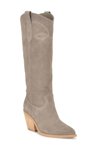 Nine West Smash Knee High Boot In Taupe