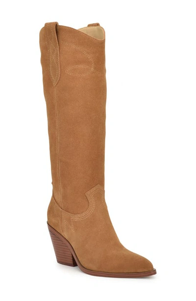 Nine West Smash Knee High Boot In Medium Natural