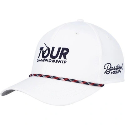 Barstool Golf White Tour Championship Rope Adjustable Hat