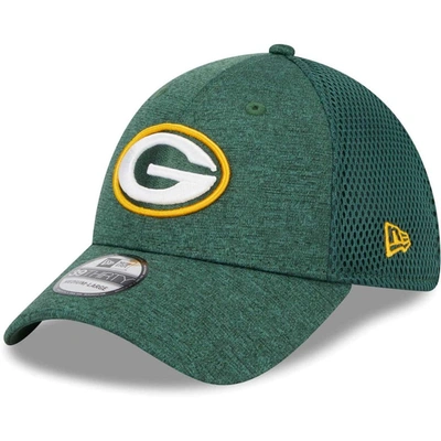 New Era Green Green Bay Packers Stripe 39thirty Flex Hat