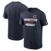 Nike Navy Chicago Bears Local Essential T-shirt In Blue