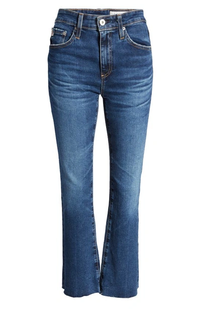 Ag Farrah High Waist Crop Bootcut Jeans In Multi