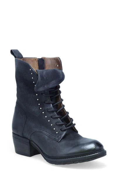 As98 Carlton Lace-up Bootie In Black