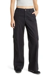 Bp. Wide Leg Cargo Pants In Black Jet