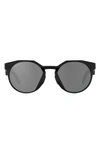Oakley Hstn 52mm Irregular Sunglasses In Matte Black