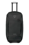 Osprey Sojourn 28-inch Wheeled Recycled Nylon Travel Pack In Black