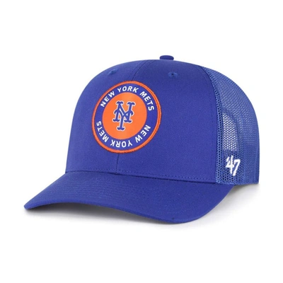 47 ' Royal New York Mets Unveil Trucker Adjustable Hat