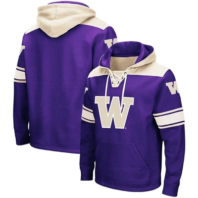Colosseum Purple Washington Huskies 2.0 Lace-up Hoodie
