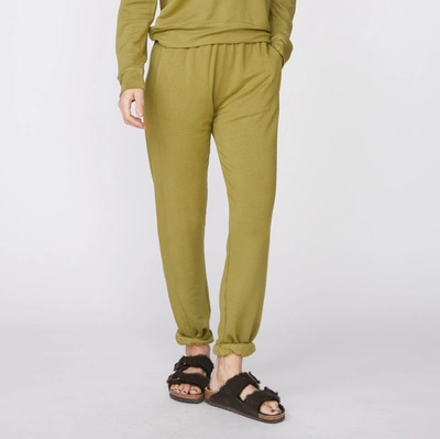 Monrow Supersoft Fleece Boyfriend Sweat In Willow