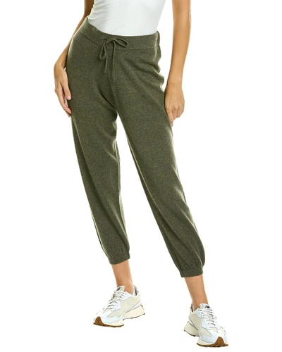 Raffi Everyday Cashmere Jogger In Green