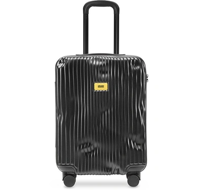 Crash Baggage Stripes Carry-on Trolley In Black