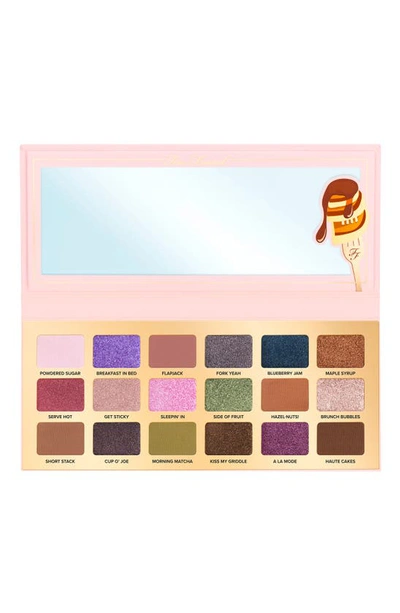 Too Faced Maple Syrup Pancakes Eyeshadow Palette In Multi