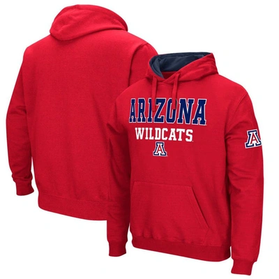 Colosseum Red Arizona Wildcats Sunrise Pullover Hoodie