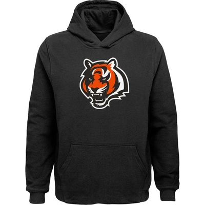 Outerstuff Kids' Youth Black Cincinnati Bengals Team Logo Pullover Hoodie