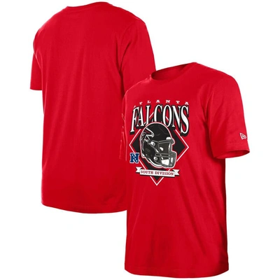 New Era Red Atlanta Falcons Team Logo T-shirt
