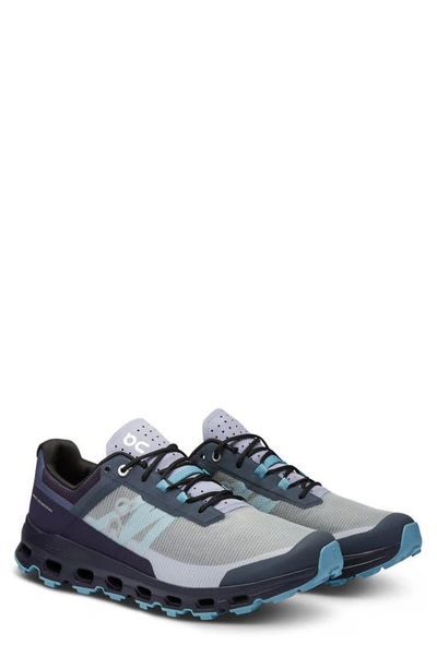 On Cloudvista Trail Running Shoe In Navy/ Wash