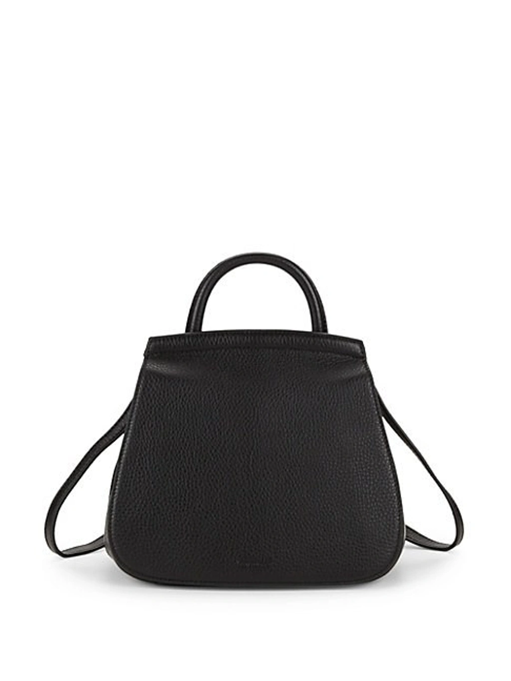 Steven Alan Kate Mini Convertible Leather Backpack In Black  display picture 3